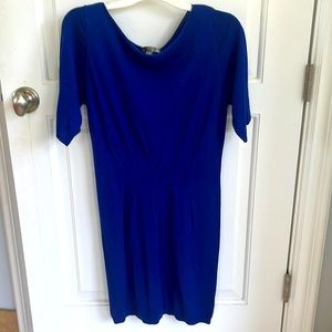 Love 21 Royal Blue Wool Viscose Dress SZ L